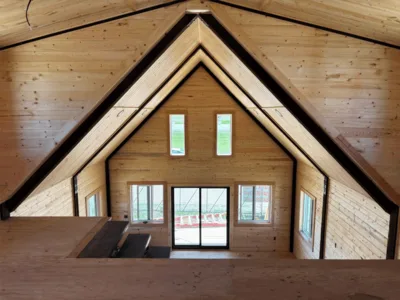 vaulted ceiling