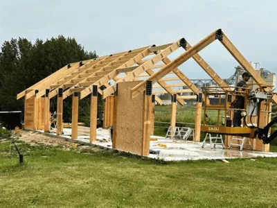 25'x65' Pavilion In The Making